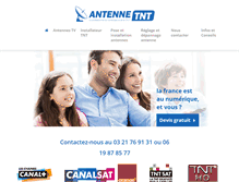 Tablet Screenshot of antenne-tnt.fr